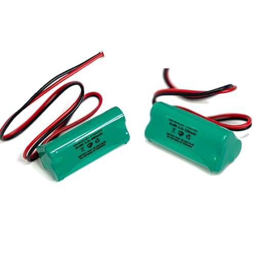 (2 Pack) Flashlight Battery Pack Replacement for AAAHT650C Bayco 3.6v 650mAh Ni-MH
