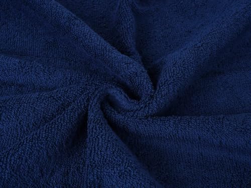 Image of Casa Copenhagen, Germany Design - He & She Super Soft Collection 100% Cotton 6 Piece Towel Set, Includes 2 Bath Towels 2 Hand Towels 2 Washcloths - American Blue & American Red