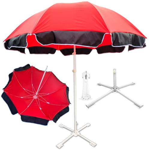 Garden Umbrella with Stand 7ft Outdoor Big size for Hotel,Shop,Re...