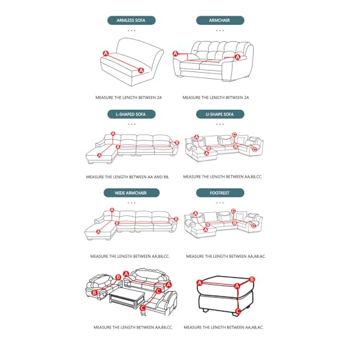 Couverture de canapé en forme de L universelle au design épuré