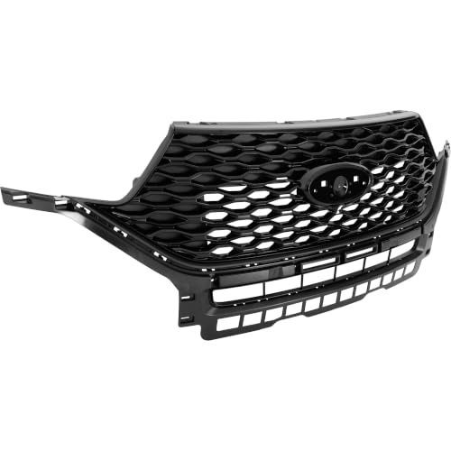 Image of Garage-Pro Grille Assembly For Ford Explorer 2021-2024 Textured Black