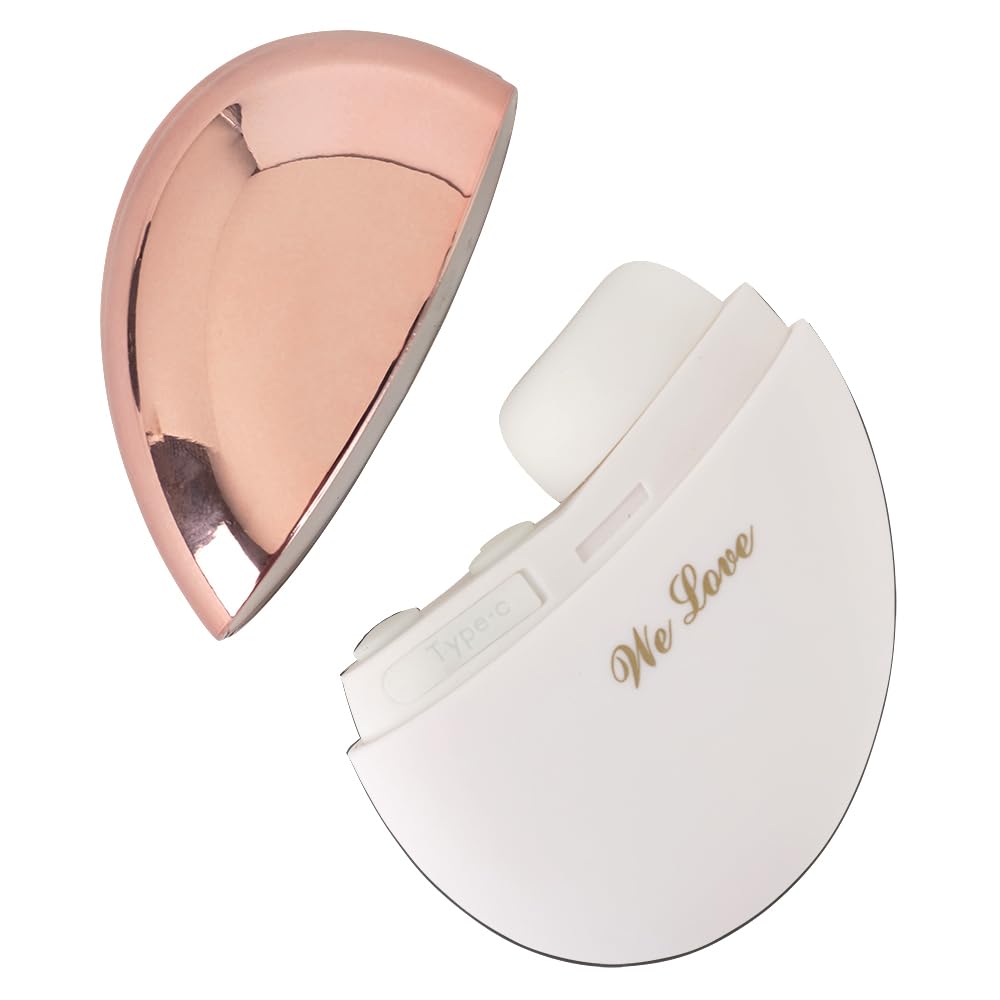 ポケットクン２ 吸引 吸うやつ クリ ハンディローター 10種+2種強弱 生活防水 (ホワイト)