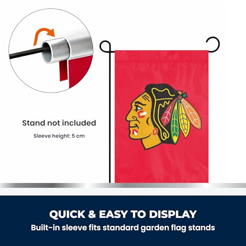 Party Animal NHL Team Premium Garden Flag, Nylon, Washington Capitals - image 6