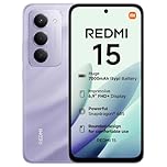 XIAOMI Redmi 15, Smartphone 8+256GB, 6.9" FHD+ 144Hz DotDisplay, Snapdragon 685, 50MP AI dual camera, 7000mAh Battery, Purple, Charger Not Included