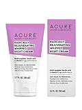 ACURE Radically Rejuvenating Whipped Night Cream | 100% Vegan | Provides Anti-Aging Support | Multi-Peptides, Ferulic Acid & Vitamin C - Hydrates & Rejuvenates | 1.7 Fl Oz