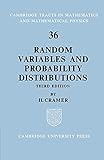 Random Variables and Probability Distributions (Cambridge Tracts in Mathematics, Series Number 36)