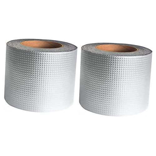 GARVALON Sealant Tape 2pcs Waterproof Adhesive Tape Waterproof Sealing for Indoor/Outdoor Use 5cm x 3m