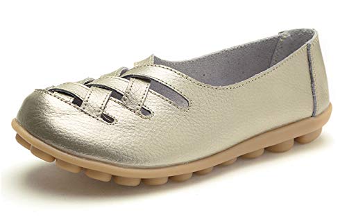 Image of VenusCelia Women's Braided-Nests Walking Flat Loafer