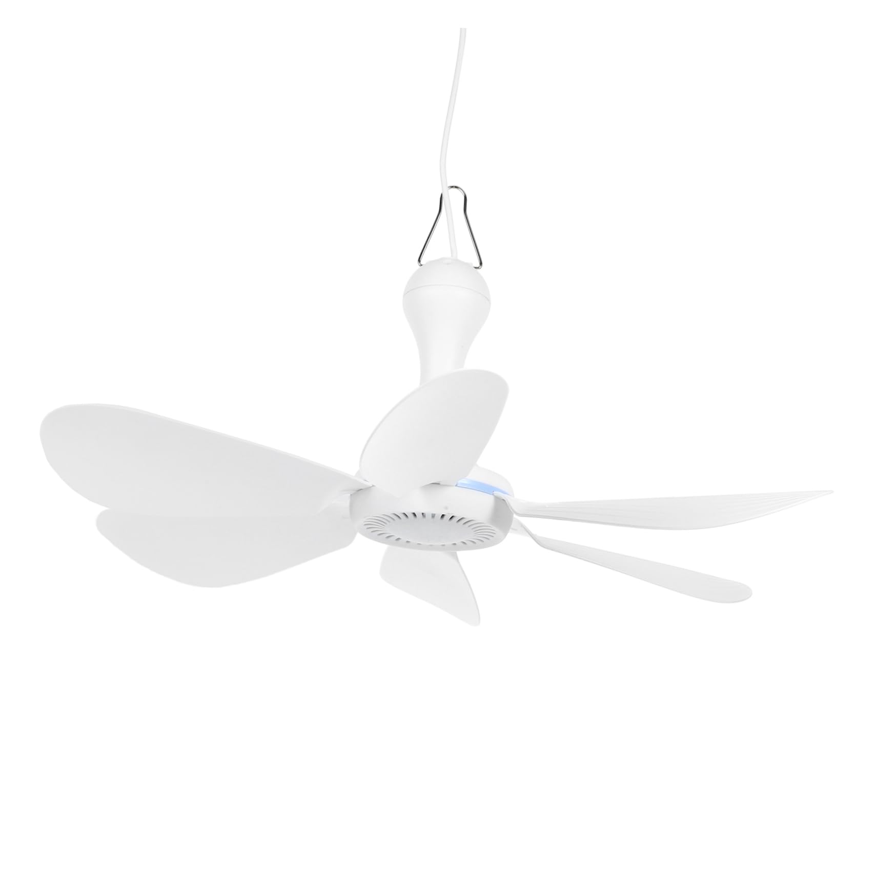 Ventilateur de plafond USB portable Gadpiparty avec crochets pour camping et tente