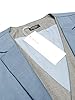 COOFANDY Men's Layered Suit Vest Business Dress Ve... #4