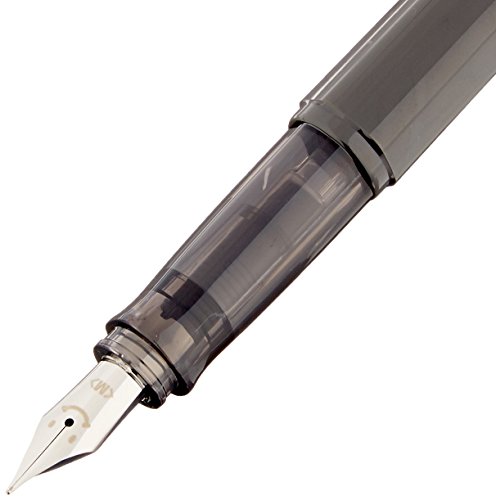 Image of Pilot Kakuno Medium-Nib Fountain Pen, Black Body Blue Cap Body (FKA-1SR-LM)