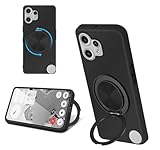 Nothing CMF Phone 2 Pro ケース シリコン MagSafe対応 リング付き 360°回転スタンド 縦横両対応 アジャスタブルスタンド マット仕上げ 耐衝撃 スマホ ケース グーグル ピクセルカバー 衝撃吸収ポケット内蔵 TPU 薄型軽量 ストラップホール付き Nothing CMF Phone 2 Pro 保護カバー