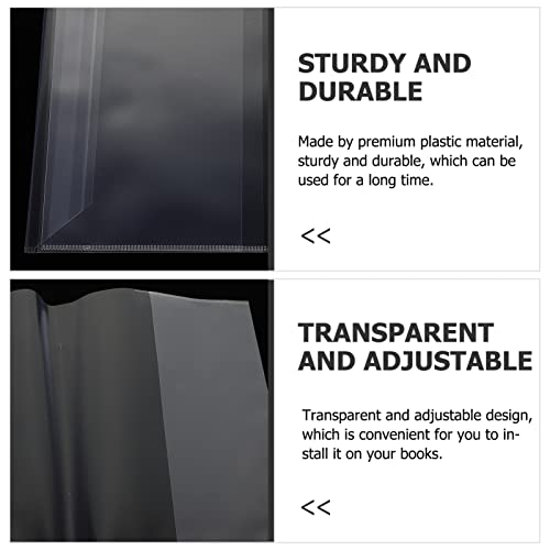 NUOBESTY 50Pcs Clear Book Capas