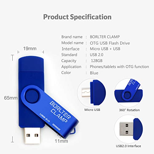 Clé USB 128 Go micro USB OTG double connecteur pour tablette et mobile Android - 6