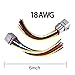 12 Pin Connector Waterproof Electrical Connector Plug Automotive Wire Pigtail Cable for Car Vehicle Motorcycle, Trucks, Boats, Trailers, Electric Vehicle, Household Yard Lighting Systems(12 Pin)