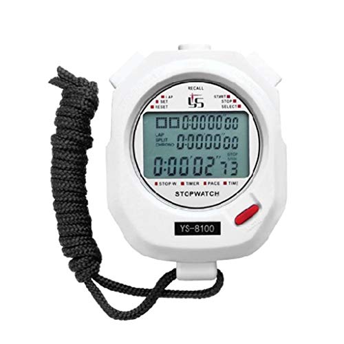 Three Rows Of 100 Stopwatch Timers Track And Field Training Black And White 2 Co Electronic Timer Kitchen