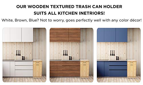 Flybold DDRPL000094 Tilt Out Trash Bin Cabinet Tilt Out Trash Can Cabinet Hide Away Kitchen Island Wooden Trash Can thumb #4