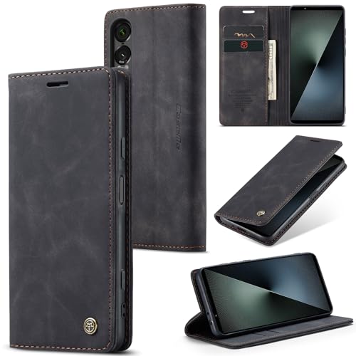 Phernykas Coque pour Sony Xperia 1 VII Portefeuille Étui, Housse Flip en Cuir PU Protection...