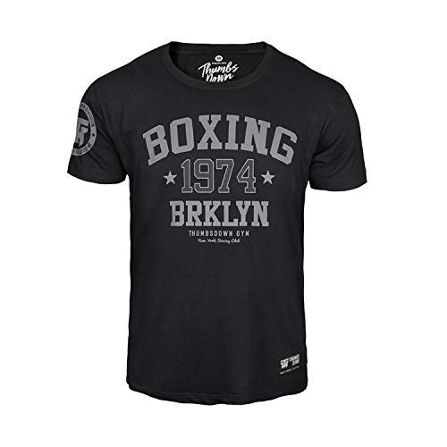 Thumbs Down Boxing T-Shirt. 1974 Brklyn. Boxen. Martial Arts. MMA. Gym. Training. Casual Cover