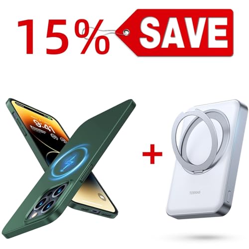TORRAS 10000mAh Magsafe Power Bank — Buy Together to Save 15%