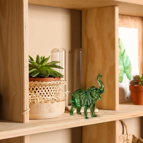 Figurine éléphant en cristal ciselé le cadeau de bureau et maison idéal