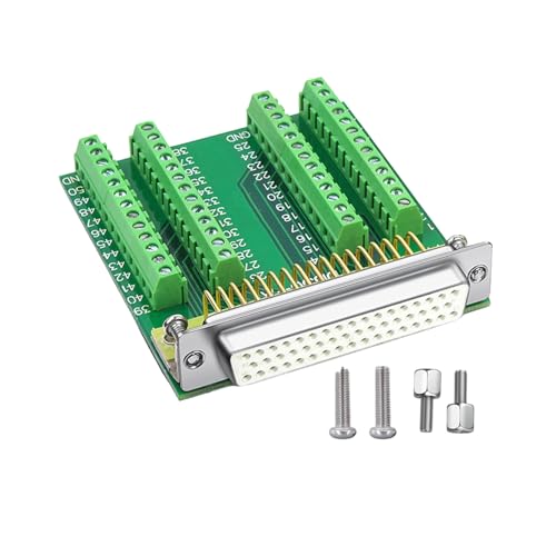 Conector de 50 pines DB50 macho hembra con fijación de tornillo para panel