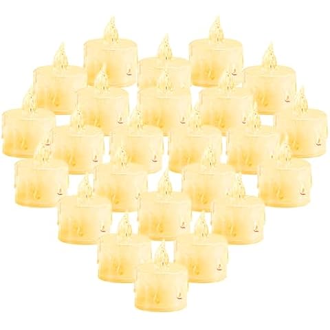 KOOSREEL 24 Pack Flameless LED Tea Lights Cover