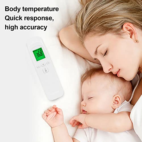 Image of Thermometer for Adults and Baby, Forehead Digital Thermometer, Non Infrared Thermometer, Accurate Reading and High Temperature Alarm, Memory Recall