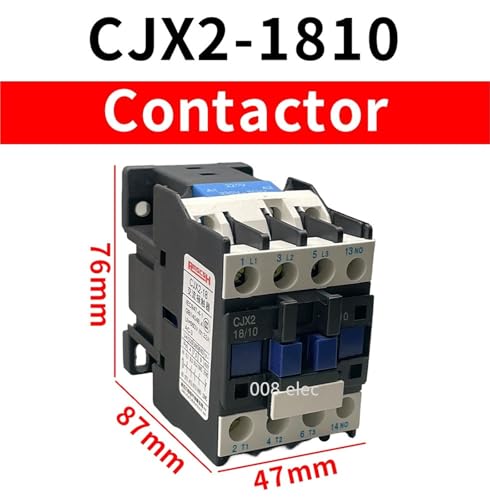 Contacteur CJX2-1810 32A avec bobine AC 380V pour commutation électrique - 2