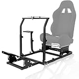 Marada Adjustable Racing Wheel Stand Frame with Gear Shifter Mount fit for Logitech G25 G27 G29 G920