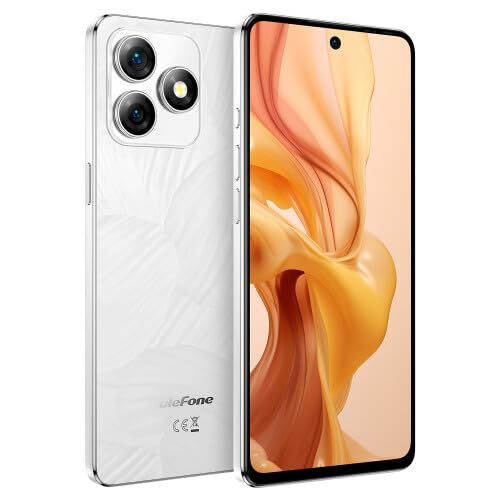 Ulefone 5G Teléfono Móvil Note 18 Ultra, Cámara 50MP+50MP+32MP, Dimensity 720 12GB+256GB, Smartphone Android 13 Dual SIM, 6,78'' FHD+, IR Blaster, Desbloqueo Facial+ Huellas Dactilares, NFC Blanco