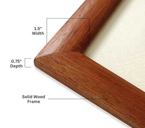 Image of Handmade Walnut Wooden Photo Frame, 8 x 10 inch Display for Artworks, Pictures and Photos of Your Loved Ones, Best for Home, Office, Wall Decor, Living Room, Bedroom, Warm Walnut
