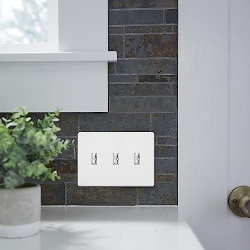 Lutron FG-3-WH support mural blanc pour contrôle de ventilateur à 3 vitesses - 3