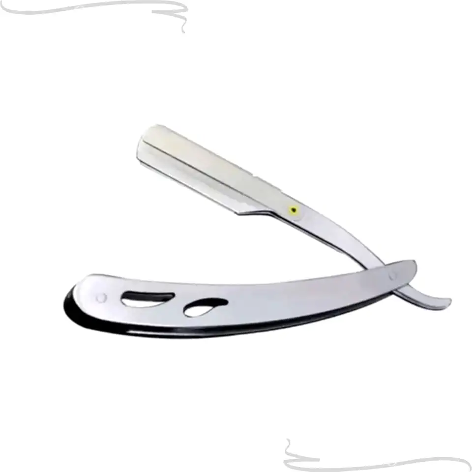Navalhete Barbeiro Barba Barbear Profissional Aço Inox Resistente Excelente Qualidade