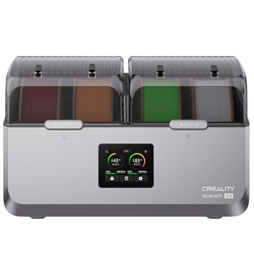 Boîte de séchage filament CREALITY Space Pi X4 pour stocker et déshumidifier 4 bobines