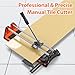 Manual Tile Cutter, 14 Inch Professional Ceramic Tile Cutter with Durable & Sharp Tungsten Carbide Cutting Wheel, Tile Cutter Tools for Cutting Porcelain Floor with Anti-slip Handle & Feet