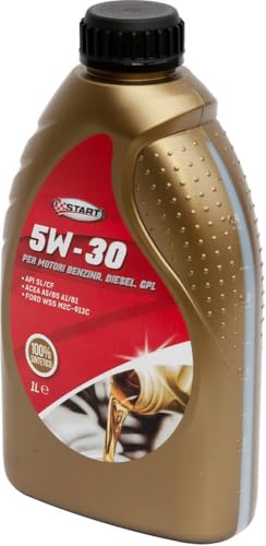 Start Olio Motore 5W 30 Diesel E Benzina Sint Drive, Tanica 1 Litro, Olio 5W30 Benzina E Diesel, Olio Motore 5W30 Sintetico Protezione Usura E Elevate Prestazioni, Made In Italy - 2