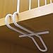 Evelots Shelf Dividers for Wood Shelf, 8 Pack Closet Organizers and Storage for Clothes, Purse, Pantry - No Crack Solid Steel Construction-12 Inch Tall Shelf Organizer -Stable Reinforced Wide Bottom