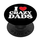 Photo Gallery i love crazy dads i red heart crazy dads divertente padre popsockets popgrip intercambiabile Photo Gallery i love crazy dads i red heart crazy dads divertente padre popsockets popgrip intercambiabile