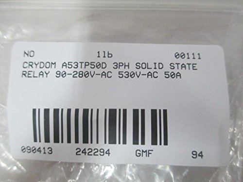 New Crydom A53Tp50D 3Ph Solid State Relay 90-280V-Ac 530V-Ac 50A D242294 #TOP5