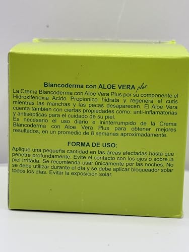 Generic Skin Care Blancoderma Cream with Aloe Vera