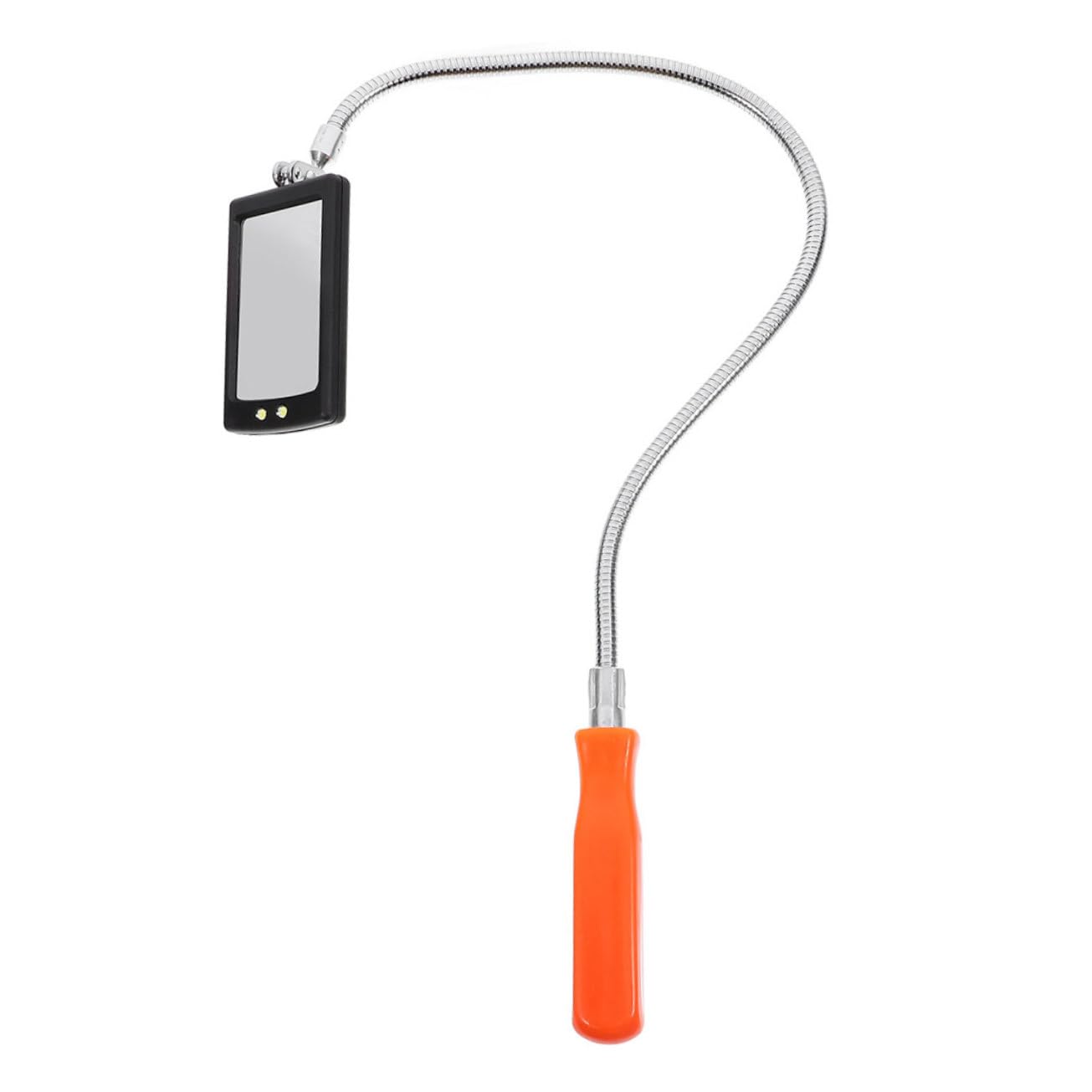 PRETYZOOM Chassis Inspection Mirror Automotive Mirror Security Mirror Under Vehicle Inspection Mirror Car Inspection Lights Telescoping Inspection Mirror Welding Mirror Stainless Steel