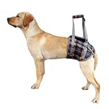 Tragehilfe Hund Hinten, Tragbar Hundegeschirr Hinterbein, Hunde Tragegeschirr mit Griffe, Hunde Treppenhilfe für Behinderte, Verletzte, Ältere Hunde