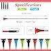 Runzkzy 12 Suction Cup Arrows for Archery Bow, Glass Fiber Sucker Arrow for Youth and Beginner Target Shooting Parctice, Sucker Play Arrows with Rubber Tip for Outdoor Game