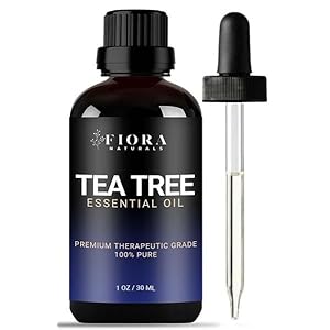 Tea Tree Oil for Toenails – 100% Pure Tea Tree Essential Oil for Skin, Foot Care, Piercing, Dandruff, Hair & Scalp Care. Natural Remedy for Discolored and Damaged Nails, Pure Melaleuca Alternifolia