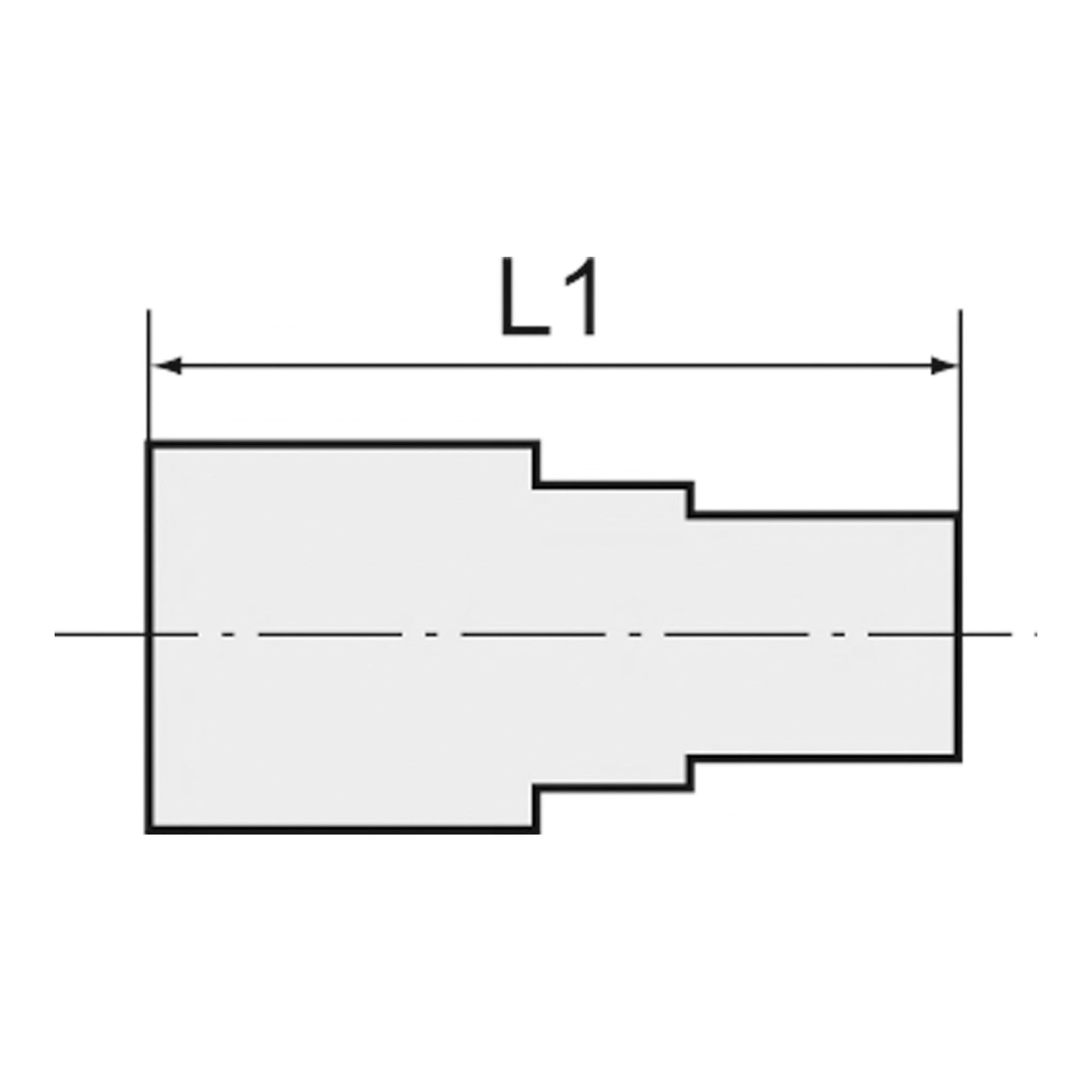 Raccord à visser droit G 1/4 i., pour tuyau 6/4 mm, SW 17 en acier inoxydable 1.4571