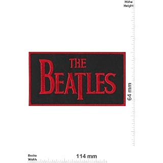 Beatles The Red Écusson Patch en fer brodé sur accessoire - Les Beatles, Paul McCartney, John Lennon, RIngo Starr, George Harrison Beatles The Red Écusson Patch en fer brodé sur accessoire – Image 2