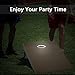 Blinngo Cornhole Boards Ring Lights, One Set of Two Cornhole Lights, Waterproof LED Cornhole Ring Lights Kit for Cornhole Bags, Bean Bags, Tailgate Games,Yard Games,2 Set (White)