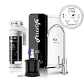 Frizzlife RO Reverse Osmosis Water Filtration System, 600 GPD High Flow, Tankless, Alkaline Mineral PH, with MWT3 Mini Tank, with IMC-1 Ice Maker Kit