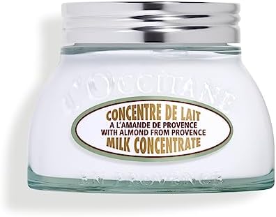L'Occitane Almond Milk Concentrate 200ml, 6.9 oz.: 48 Hour Hydration*, Smooth, Visibly Firm Skin, Delicious Scent, With Almond Oil, Soften Skin